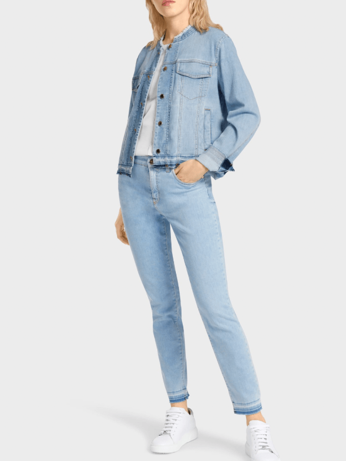 Marc Cain Additions Denim Marc Cain Additions Baby Blue Denim Jacket UA 31.01 D51 COL 351 izzi-of-baslow