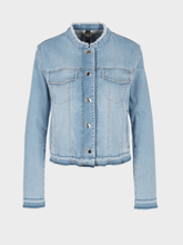 Marc Cain Additions Denim Marc Cain Additions Baby Blue Denim Jacket UA 31.01 D51 COL 351 izzi-of-baslow