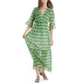 Marc Cain Additions Dresses Marc Cain Additions Green Patterned Maxi Dress QA 21.22 W10 534 izzi-of-baslow