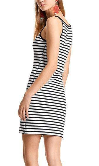 Marc Cain Additions Dresses Marc Cain Collection Striped Dress  LC 21.24 J90 izzi-of-baslow