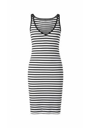 Marc Cain Additions Dresses Marc Cain Collection Striped Dress  LC 21.24 J90 izzi-of-baslow