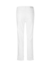 Marc Cain Additions Jeans Marc Cain Additions White Jeans With Fringed Detail QA 82.03 D20 100 izzi-of-baslow