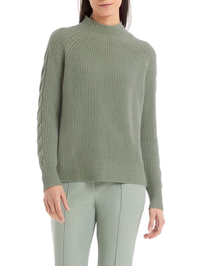 Marc Cain Additions Knitwear Marc Cain Additions Sage Jumper RA 41.13 M84 Col 503 izzi-of-baslow