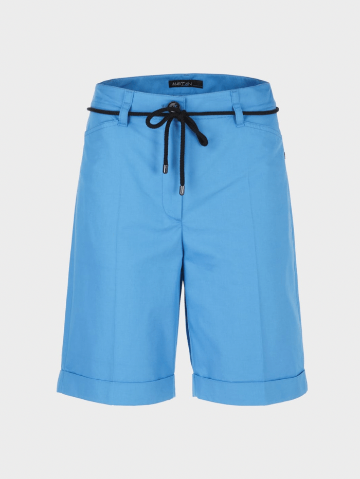 Marc Cain Additions Shorts Marc Cain Additions Azure Blue Shorts UA 83.01 W80 COL 360 izzi-of-baslow