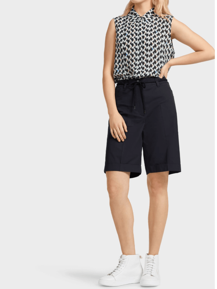 Marc Cain Additions Shorts Marc Cain Additions Navy Shorts UA 83.01 W80 COL 395 izzi-of-baslow