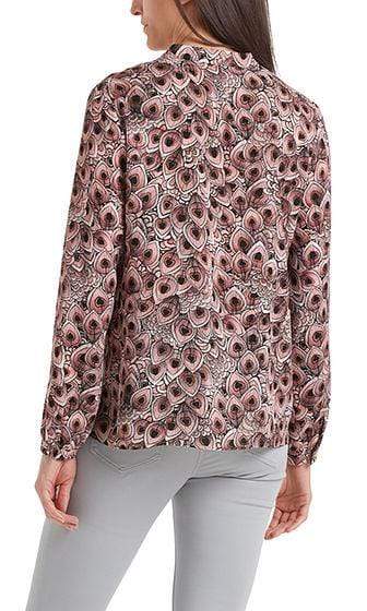 Marc Cain Additions Tops Marc Cain Additions Elegant Blouse with print PA 51.07 W38 izzi-of-baslow