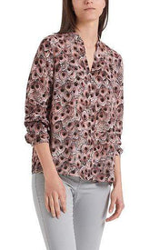 Marc Cain Additions Tops Marc Cain Additions Elegant Blouse with print PA 51.07 W38 izzi-of-baslow