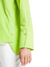 Marc Cain Additions Tops Marc Cain Additions Lime Green Cotton Shirt QA 51.06 W91 534 izzi-of-baslow