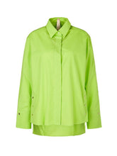 Marc Cain Additions Tops Marc Cain Additions Lime Green Cotton Shirt QA 51.06 W91 534 izzi-of-baslow