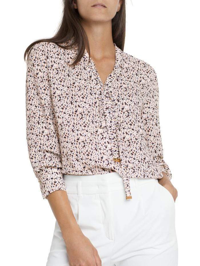 Marc Cain Additions Tops Marc Cain Additions Pretty Floral Blouse QA 55.02 W04 454 izzi-of-baslow