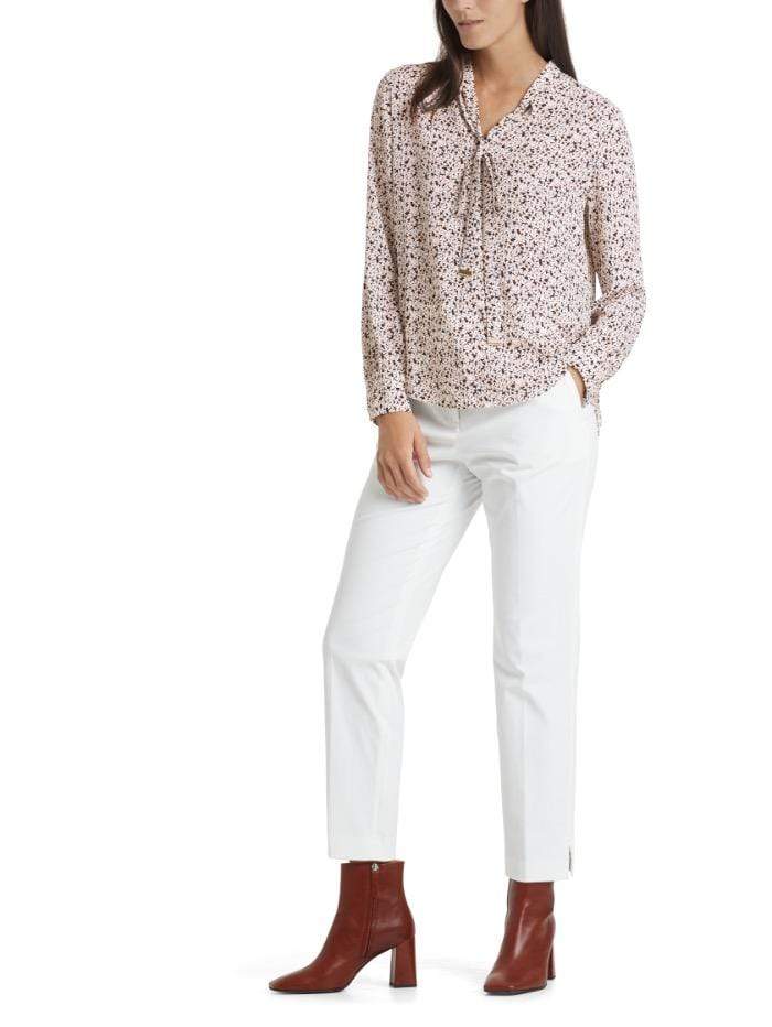 Marc Cain Additions Tops Marc Cain Additions Pretty Floral Blouse QA 55.02 W04 454 izzi-of-baslow