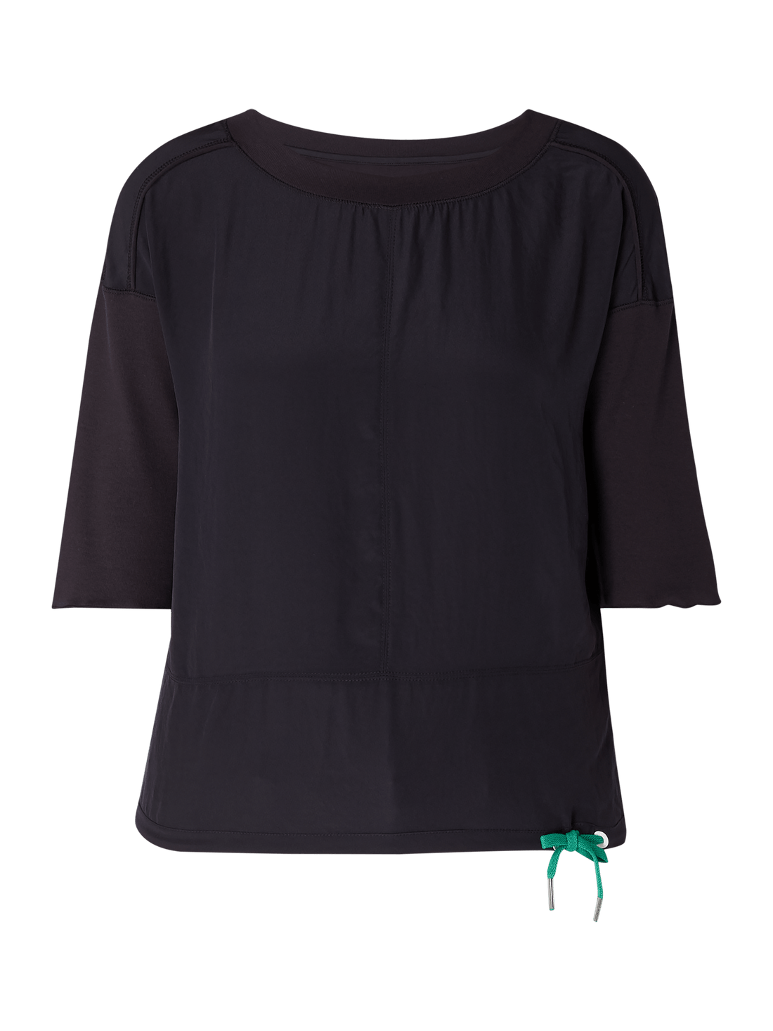 Marc Cain Additions Tops Marc Cain Sports Top Mixed Materials LS 55.17 J67 Midnight Blue izzi-of-baslow