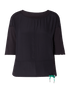 Marc Cain Additions Tops Marc Cain Sports Top Mixed Materials LS 55.17 J67 Midnight Blue izzi-of-baslow