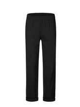 Marc Cain Additions Trousers 1 Marc Cain Collections Loose Trousers In Linen Blend Black LC 81.59 W47 izzi-of-baslow