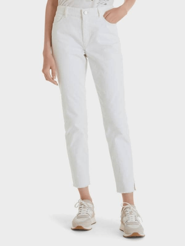 Marc Cain Additions Trousers:Jeans Marc Cain Additions White Jeans SA 82.11 D06 Col 110 izzi-of-baslow