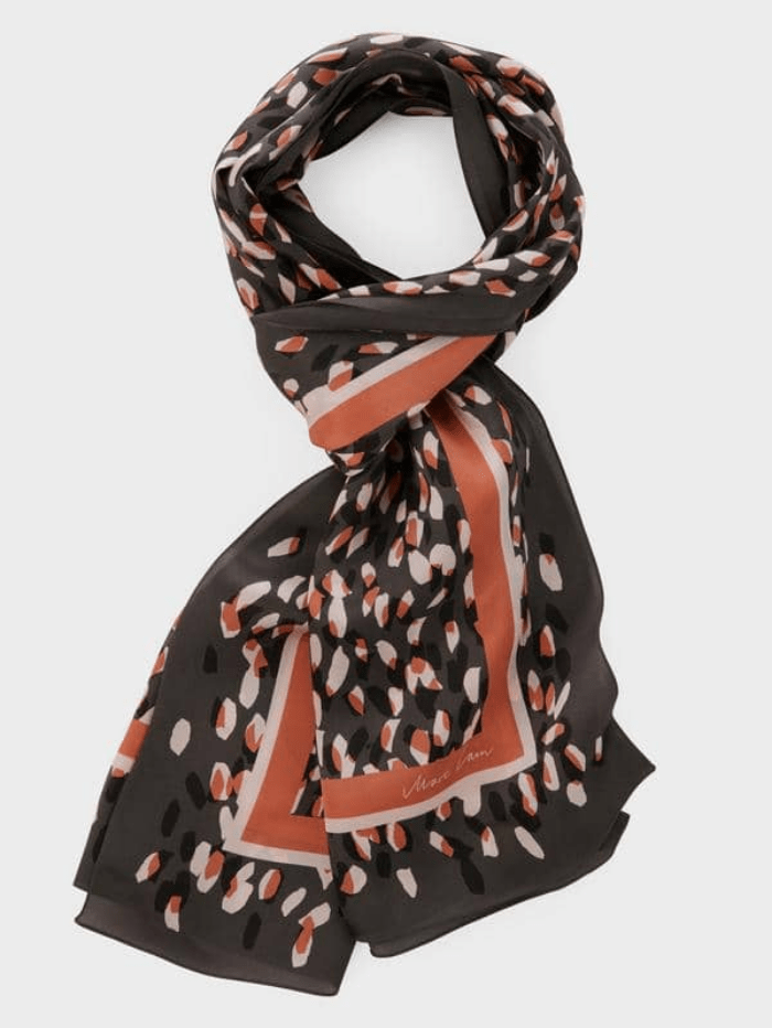Marc Cain Collections Accessories Marc Cain Collections Silk Leopard Print Scarf SC B4.15 Z03 COL 693 izzi-of-baslow