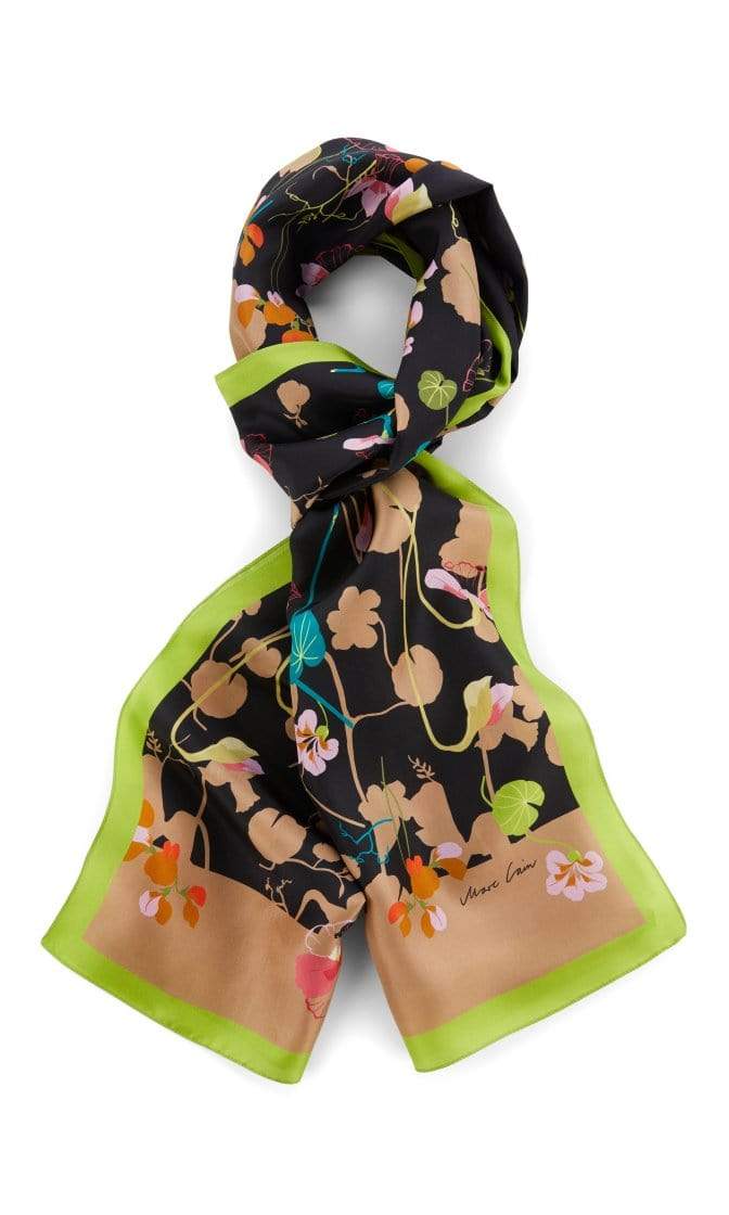 Marc Cain Collections Accessories One Size Marc Cain Collections Printed Silk Scarf PC B4.15 Z11 izzi-of-baslow