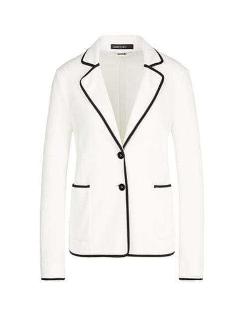 Marc Cain Collections Coats and Jackets 2 Marc Cain Collections Elegant Blazer Off-White NC 31.36 J02 izzi-of-baslow