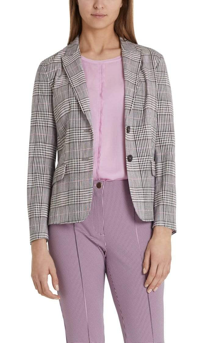 Marc Cain Collections Coats and Jackets Marc Cain Collections Blazer with Jacquard Pattern PC 34.16 W19 izzi-of-baslow