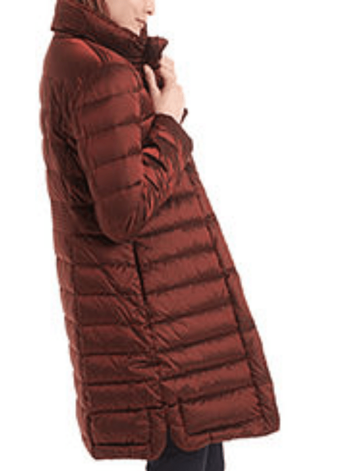 Marc Cain Collections Coats and Jackets Marc Cain Collections Cocoa Shimmering Down Coat RC 11.02 W74 COL 640 izzi-of-baslow