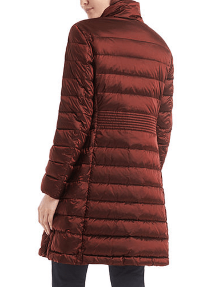 Marc Cain Collections Coats and Jackets Marc Cain Collections Cocoa Shimmering Down Coat RC 11.02 W74 COL 640 izzi-of-baslow