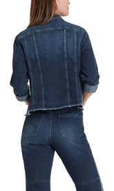 Marc Cain Collections Coats and Jackets Marc Cain Collections Denim Jacket PC 31.22 D14 izzi-of-baslow
