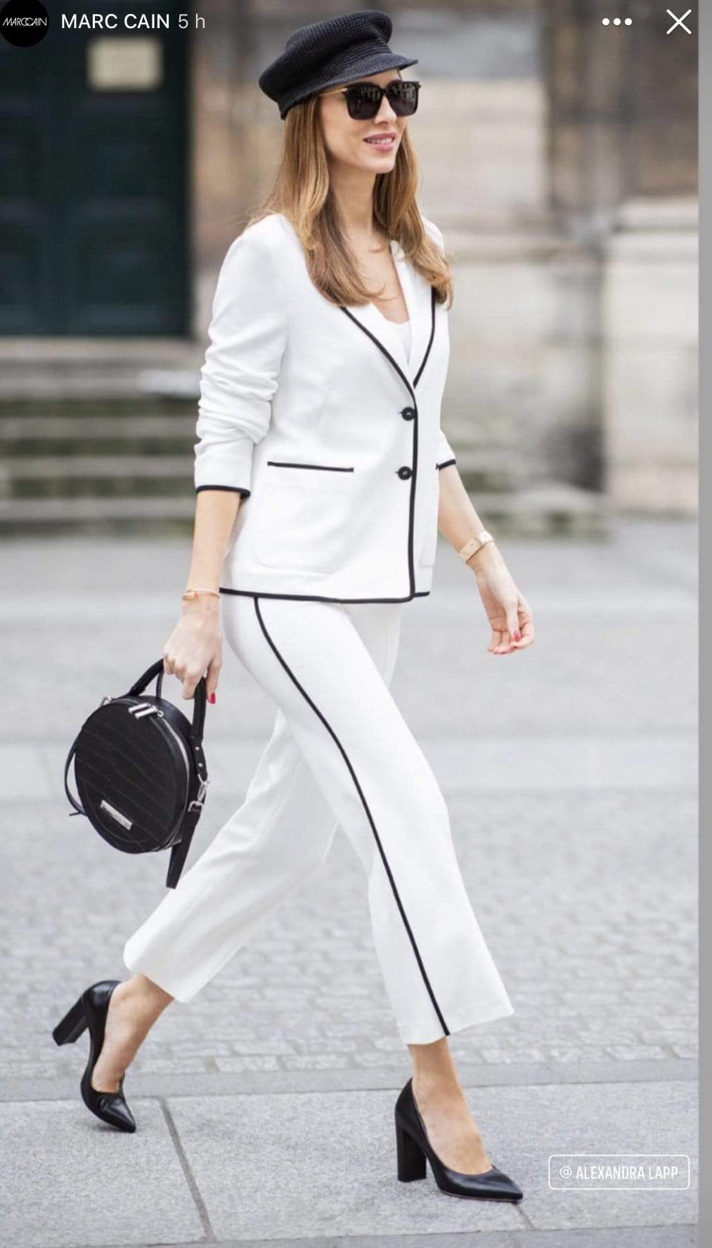 Marc Cain Collections Coats and Jackets Marc Cain Collections Elegant Blazer Off-White NC 31.36 J02 izzi-of-baslow