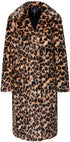 Marc Cain Collections Coats and Jackets Marc Cain Collections Faux Fur Animal Print Coat MC 11.08 W93 izzi-of-baslow