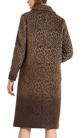 Marc Cain Collections Coats and Jackets Marc Cain Collections Fluffy Leopard Coat PC 11.15 W28 izzi-of-baslow