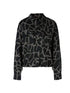 Marc Cain Collections Coats and Jackets Marc Cain Collections Giraffe Printed Linen Mix Jacket QC 31.33 W64 837 izzi-of-baslow