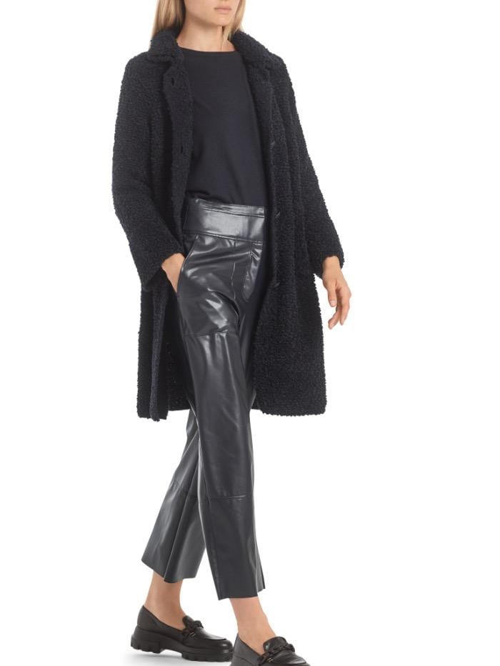 Marc Cain Collections Coats and Jackets Marc Cain Collections Knitted Navy Coat RC 11.04 M04 COL 395 izzi-of-baslow