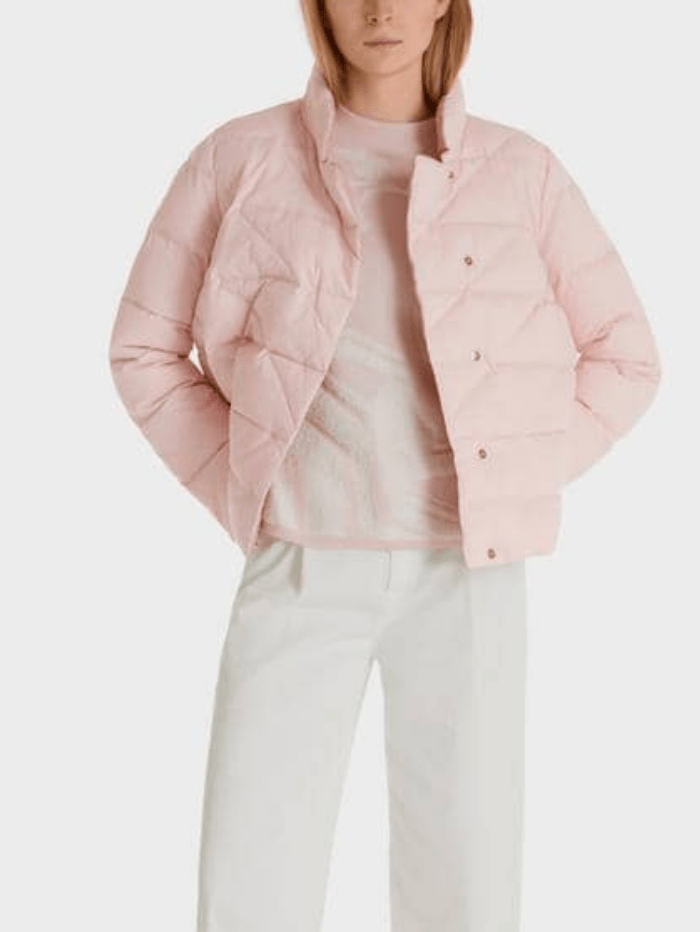 Marc Cain Collections Coats and Jackets Marc Cain Collections Pink Quilted Jacket SC 12.02 W52 COL 219 izzi-of-baslow