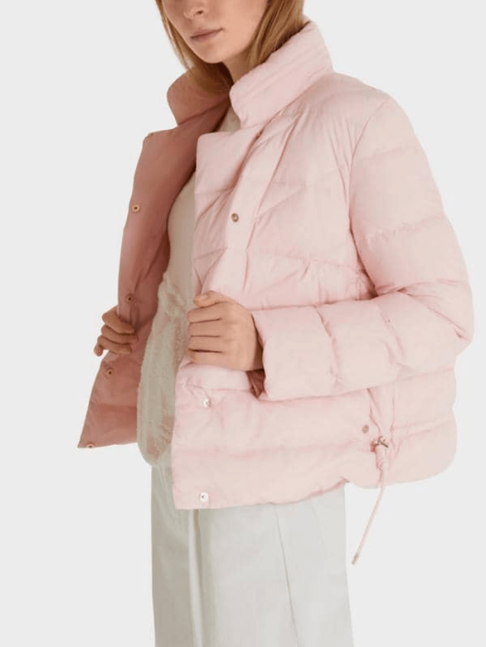 Marc Cain Collections Coats and Jackets Marc Cain Collections Pink Quilted Jacket SC 12.02 W52 COL 219 izzi-of-baslow