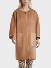Marc Cain Collections Coats and Jackets Marc Cain Collections Reversible Brown Coat SC 11.02 W53 COL 630 izzi-of-baslow