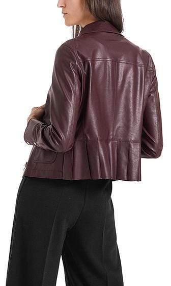 Marc Cain Collections Coats and Jackets Marc Cain Collections Vegan Leather Jacket 295 PC 31.66 J78 izzi-of-baslow