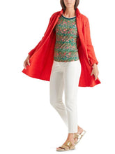 Marc Cain Collections Coats and Jackets Marc Cain Collections Vibrant Orange Knitted Coat QC 31.06 M06 224 Y izzi-of-baslow