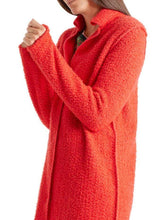 Marc Cain Collections Coats and Jackets Marc Cain Collections Vibrant Orange Knitted Coat QC 31.06 M06 224 Y izzi-of-baslow