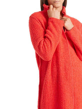Marc Cain Collections Coats and Jackets Marc Cain Collections Vibrant Orange Knitted Coat QC 31.06 M06 224 Y izzi-of-baslow
