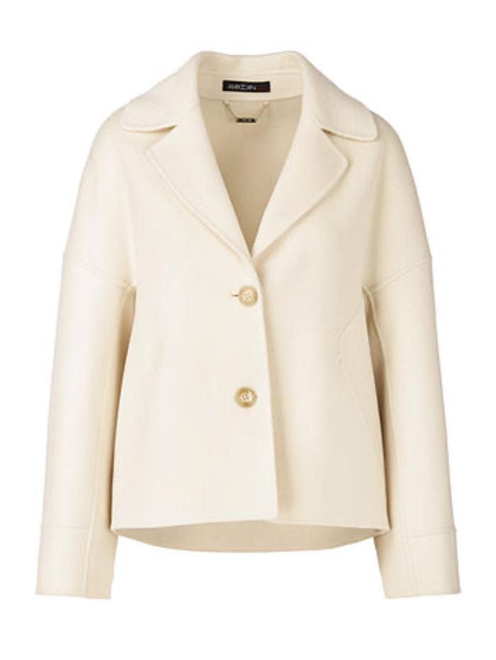 Marc Cain Collections Coats and Jackets Marc Cain Collections Winter White Double Faced Jacket RC 12.01 W73 COL 125 izzi-of-baslow