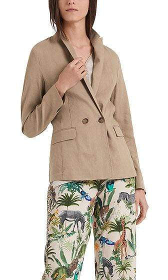 Marc Cain Collections Coats and Jackets Marc Cain Lightweight blazer in linen blend NC 34.29 W47 izzi-of-baslow
