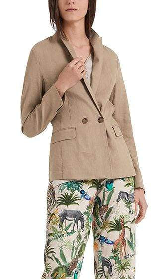 Marc Cain Collections Coats and Jackets Marc Cain Lightweight blazer in linen blend NC 34.29 W47 izzi-of-baslow