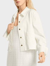 Marc Cain Collections Denim Marc Cain Collections Off White Denim Jacket UC 31.14 D69 COL 110 izzi-of-baslow