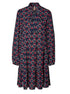 Marc Cain Collections Dresses 4 Marc Cain Additions Heart Print Dress Space Blue MA 21.09 W09 izzi-of-baslow