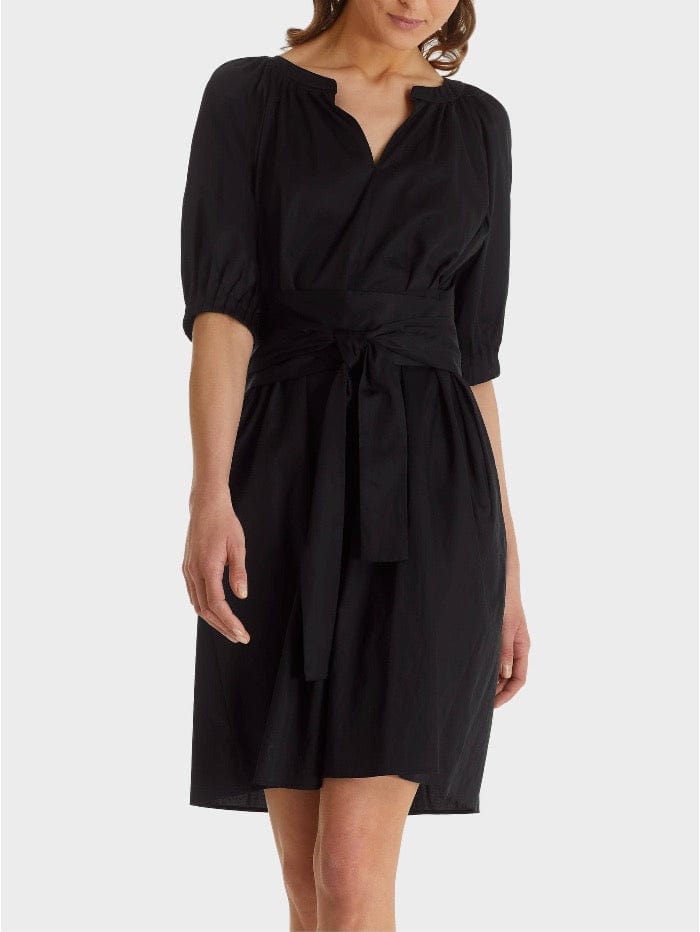 Marc Cain Collections Dresses Marc Cain Collections Black Wrap Dress SC 21.31 W35 COL 900 izzi-of-baslow