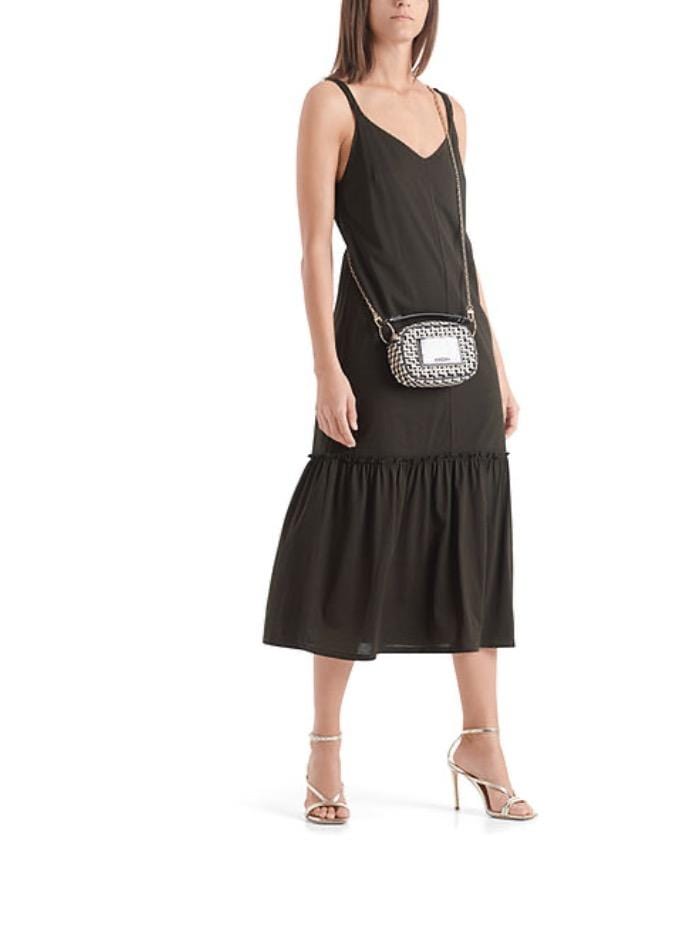 Marc Cain Collections Dresses Marc Cain Collections Chocolate Brown Jersey Dress QC 21.60 J65 694 izzi-of-baslow