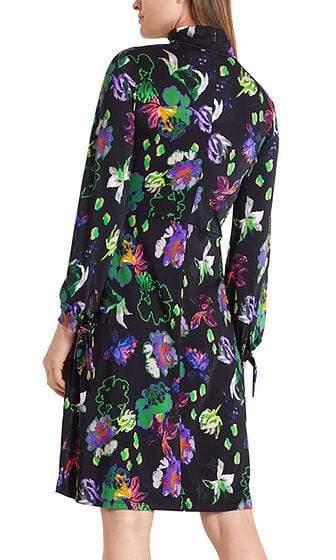 Marc Cain Collections Dresses Marc Cain Collections Draped Look Dress PC 21.15 J05 izzi-of-baslow
