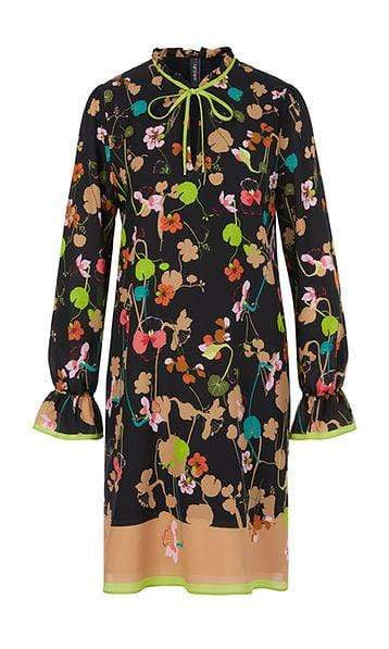 Marc Cain Collections Dresses Marc Cain Collections Dress in Silk Colour Pea PC 21.01 W10 izzi-of-baslow