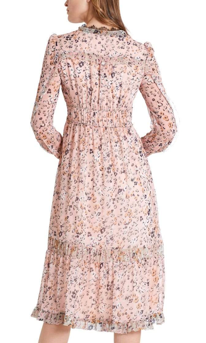 Marc Cain Collections Dresses Marc Cain Collections Dress with Floral Leopard Print PC 21.23 W21 izzi-of-baslow
