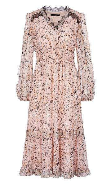 Marc Cain Collections Dresses Marc Cain Collections Dress with Floral Leopard Print PC 21.23 W21 izzi-of-baslow