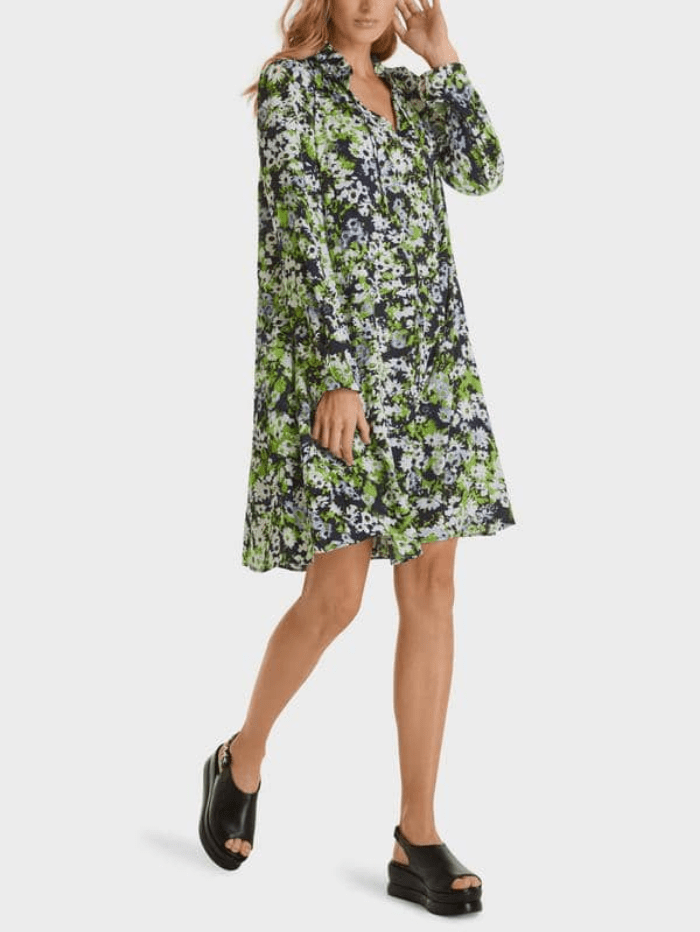Marc Cain Collections Dresses Marc Cain Collections Flower Printed Dress SC 21.15 W72 COL 527 izzi-of-baslow